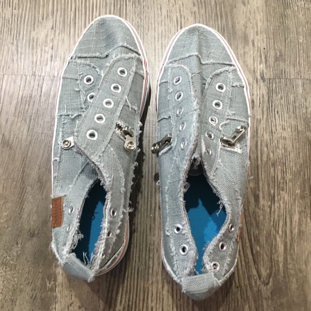 Grey sneakers